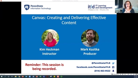 Thumbnail for Canvas: Creating and Delivering Effective Content