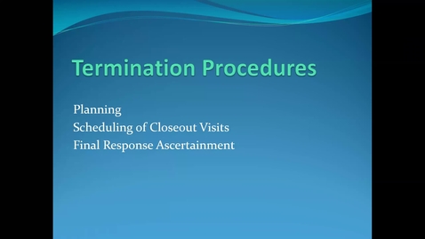 Thumbnail for Lecture 10.2. Closeout (Part 2) [PHS580]