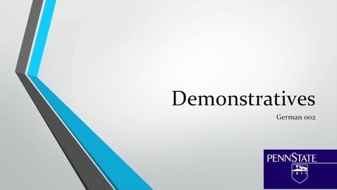 Thumbnail for GER002_Demonstratives