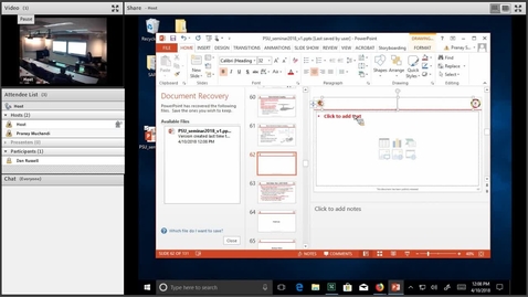 Thumbnail for CAV Seminars 04/10/2018 - Stacy Sidle
