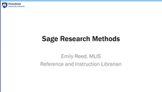Go to Sage Research Methods with duration: 8 minutes, 32 seconds