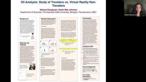 Thumbnail for entry IDI Analysis: Study of Travelers vs. Virtual Reality Non-Travelers