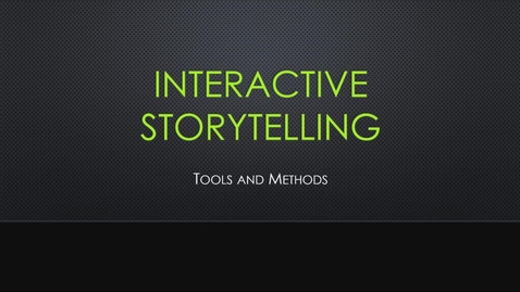 Thumbnail for Interactive Storytelling Workshop