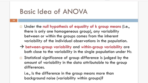 Thumbnail for Lesson 6.1. Intro to ANOVA c