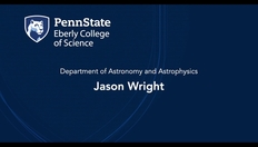 Go to Jason Wright - The Department of Astronomy and Astrophysics at Penn State with duration: 2 minutes, 21 seconds