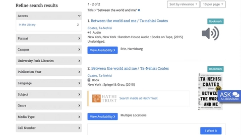 Thumbnail for How to Find a Book (fall 2021)