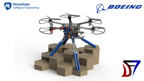 Thumbnail for entry Search and Rescue Drone with Adaptive Landing Gear