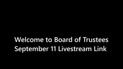 Thumbnail for Governance Committee September 11 2025