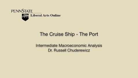 Thumbnail for ECON304_L01_Cruise_Ship_The_Port