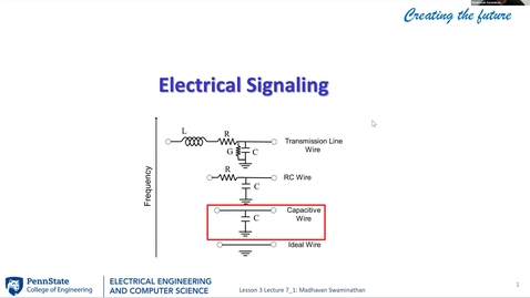 Thumbnail for EE 443 FA25 | Video Lecture 7.1 | Electrical Signaling