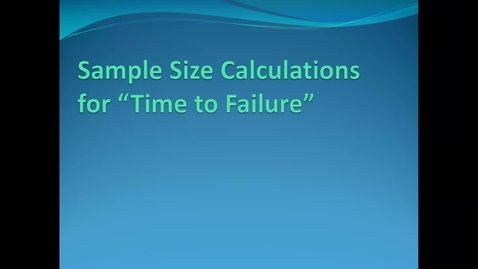 Thumbnail for Lecture 7.1. Sample Size (III) (Part 2) [PHS580]