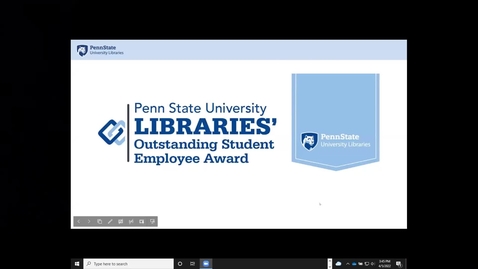 Thumbnail for entry Recognizing the 2022 Outstanding Student Employee Award Recipients