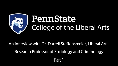 Thumbnail for CJPA502_L03_Steffensmeier_Interview_1