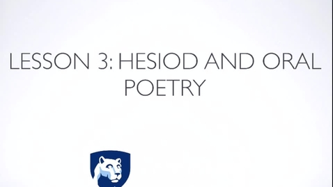 Thumbnail for CAMS045OLD_L03_V1_Hesiod_and_Oral_Poetry