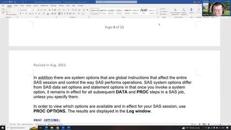 Thumbnail for entry Orientation Tutorial: SAS OnDemand Part 6