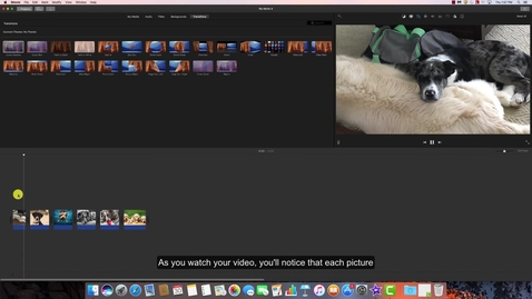 Thumbnail for entry Adding Transitions to an iMovie Project