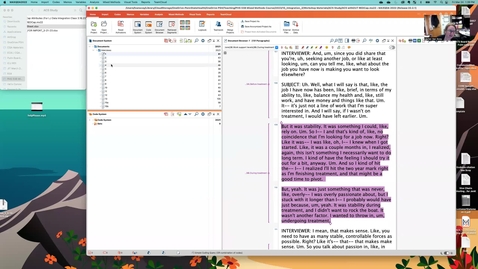 Thumbnail for entry Lesson 13 &amp; 14: Video 4: Importing quantitative variables to qualitative data