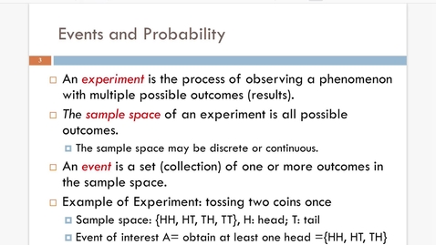 Thumbnail for entry Lesson 2.1. Basic Probability Theory b