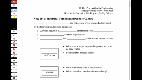 Thumbnail for entry NS1 - 1.1 Statistical Thinking Overview