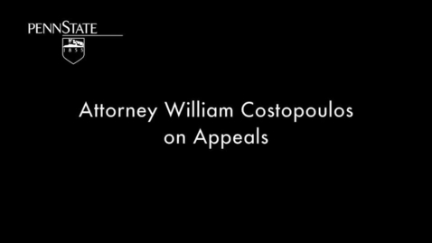 Thumbnail for CRIM201_L03_William_Costopolous_Appeals