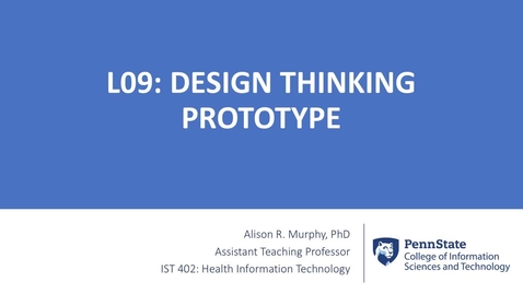 Thumbnail for 9.1: Design Thinking Prototype
