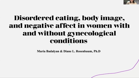 Thumbnail for entry Disordered eating, depression, anxiety, and stress in women with and without gynecological conditions