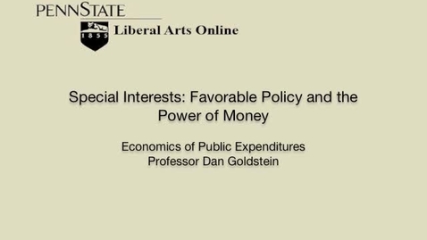 Thumbnail for ECON425_L12_Special_Interests_Favorable_Policy_Power_of_Money