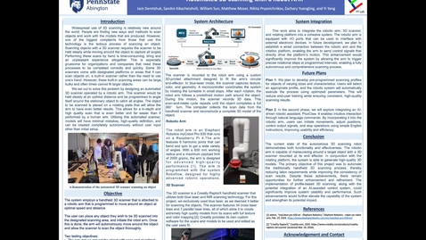 Thumbnail for 3D Scanning–Robotic Arm Integration for Intelligent Systems