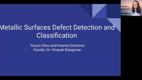 Thumbnail for Defects Detection and Classification on Metallic Surfaces