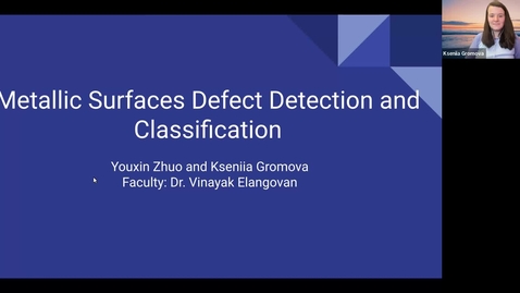 Thumbnail for entry Defects Detection and Classification on Metallic Surfaces