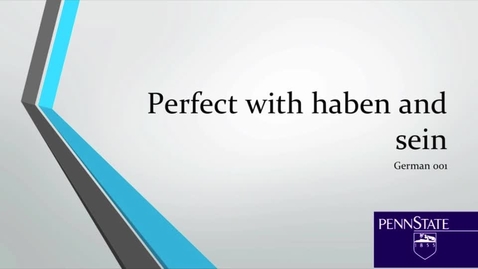 Thumbnail for GER001_Perfect_with_haben_and_sein