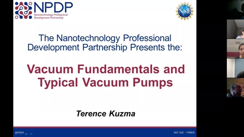 Thumbnail for Vacuum Fundamentals and Typical Vacuum Pumps
