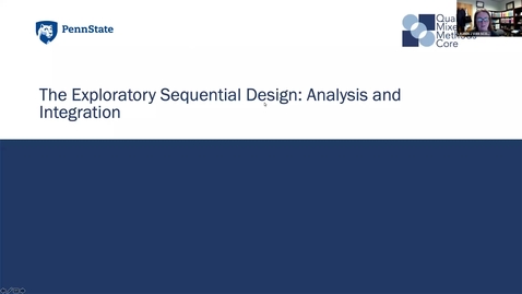 Thumbnail for Lesson 4, Module 2: Exploratory Sequential Analysis and Integration [PHS538]