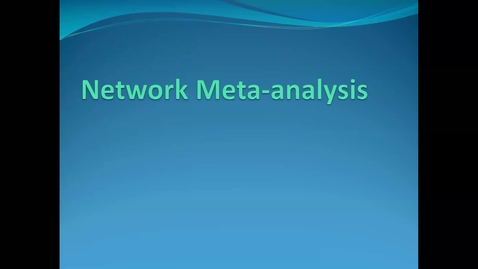 Thumbnail for Lecture 12.1. Meta-Analysis (Part 7) [PHS580]