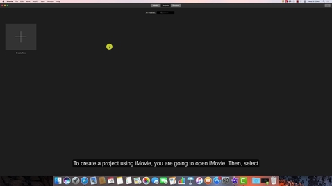 Thumbnail for Importing Files into iMovie