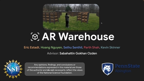 Thumbnail for Using Augmented Reality to Design and Analyze Warehouses