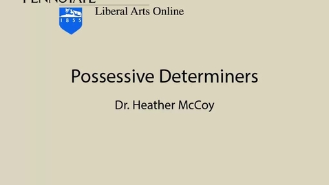 Thumbnail for FR001_L03_Possessive_Determiners