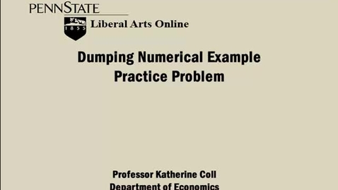 Thumbnail for ECON333_L07_Dumping_Numerical_Example_Practice_Problem