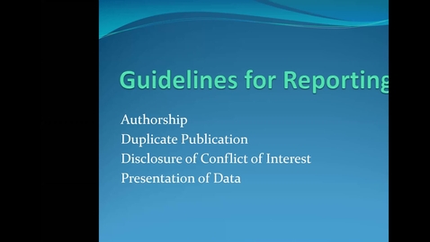 Thumbnail for Lecture 10.3. Reporting Results (Part 2) [PHS580]