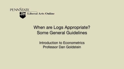 Thumbnail for ECON306_L08_When_Logs_Appropriate_General_Guidelines