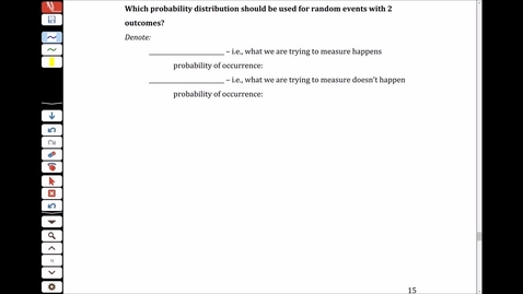 Thumbnail for entry NS3 - 3.8 Review of differences between binomial, negative binomial, and HG Distributions