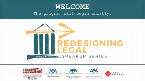 Thumbnail for entry Redesigning Legal: Improving Access to Courts and Judges