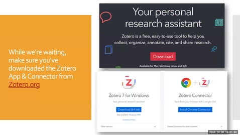 Thumbnail for Introduction to Zotero
