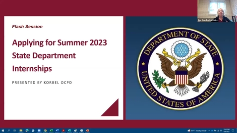 Thumbnail for State Dept. Flash Session