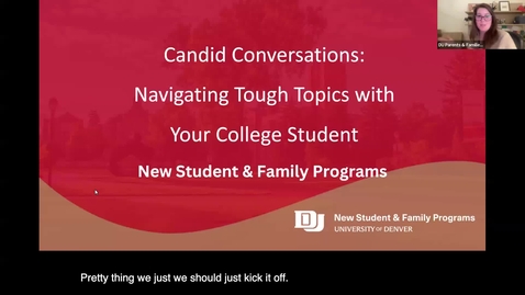 Thumbnail for Candid Conversations: Navigating Tough Topics with Your College Student