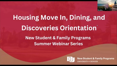 Thumbnail for Preparing for Move In &amp; Discoveries Orientation