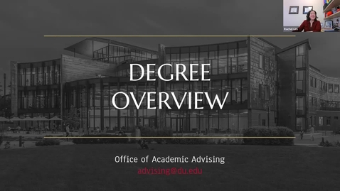 Thumbnail for entry Degree Overview