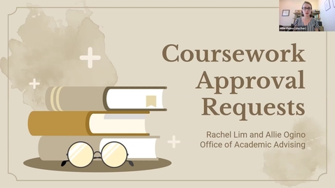 Thumbnail for Coursework Approval Requests