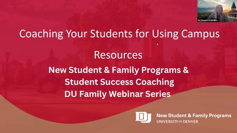 Thumbnail for Coaching Your Students for Using Campus Resources 