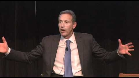 Thumbnail for TEDxDU: Howard Schultz, CEO of Starbucks, Speaks at Voices of Experience